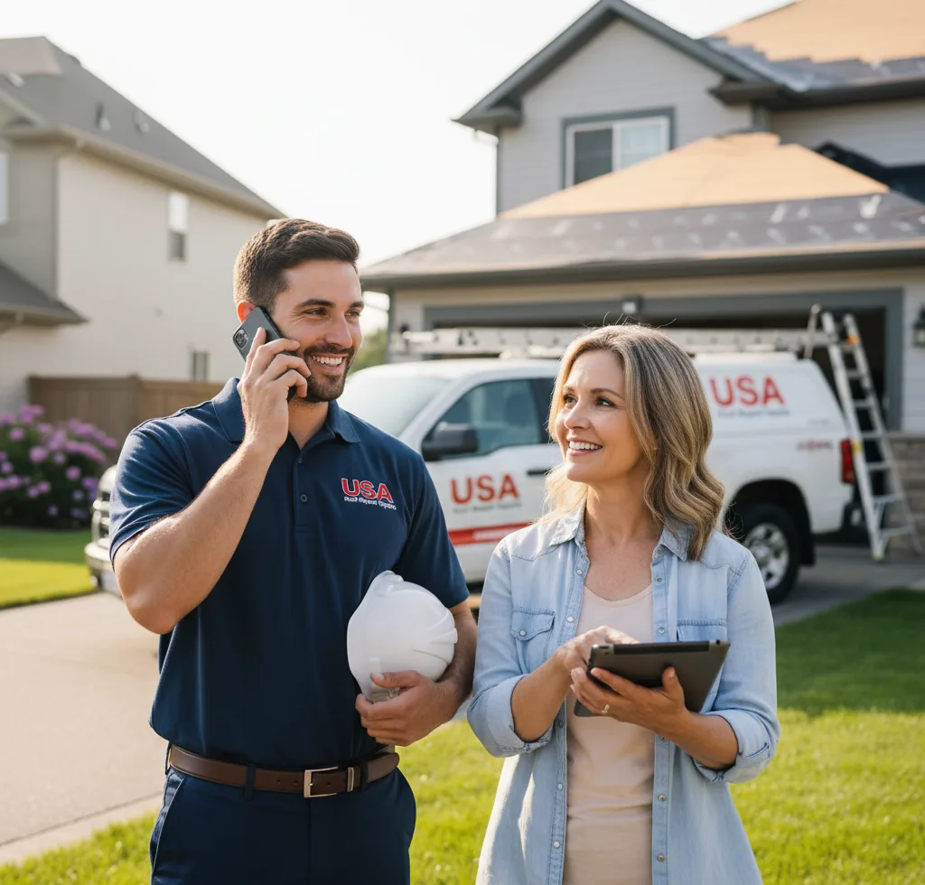 USA Roof Repair Experts customer support in Minooka